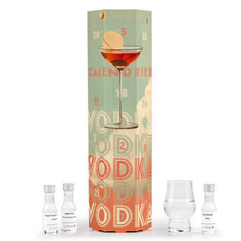Calendario dell'Avvento di vodka premium
