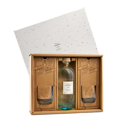 Set regalo Gin Isle of Harris + 2 bicchieri tumbler