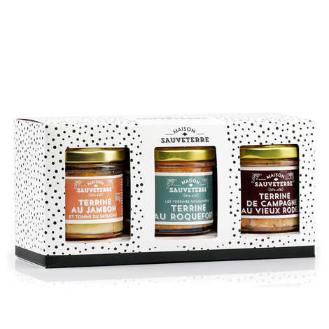 Assortimento di 3 terrine di formaggio