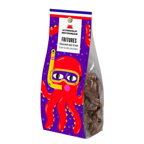 Assortimento di frittelle di cioccolato fondente e al latte (busta da 150 g)
