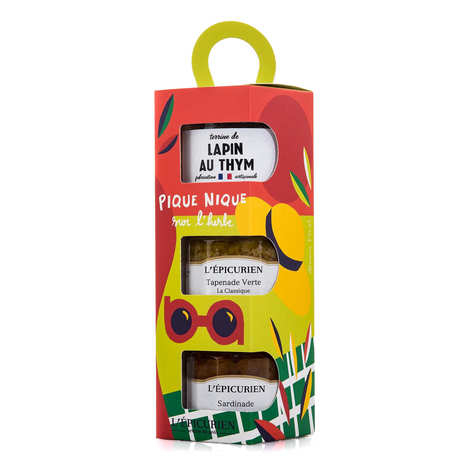 Kit Picnic sull'erba - 3 creme spalmabili (confezione da 3 vasetti)