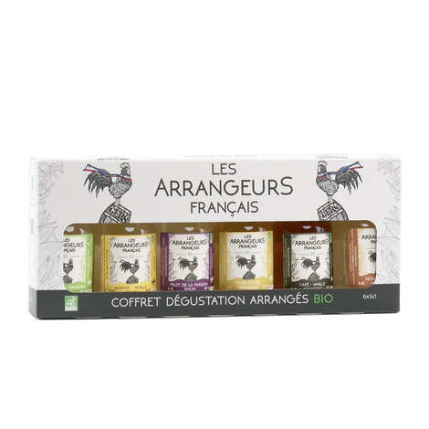 Set di degustazione di rum aromatici e Armagnac francesi - 6 rum aromatici e Armagnac biologici (confezione da 6 bottigliette da 5 cl)