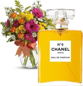 Chanel N5 Eau De Parfum + Fiori (Composizione Classica)