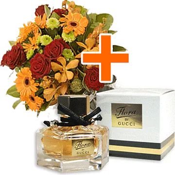 OFFERTA Profumo da donna + Fiori (Composizione classica)