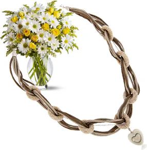 Collana Thun + Fiori (Composizione Classica)
