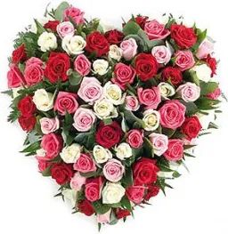 Composizione di rose miste (composizione classica)