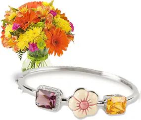 Braccialetto Thun + Fiori (Composizione Classica)