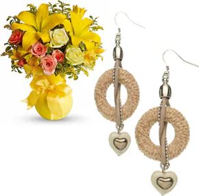 Orecchini Thun Hugs + Flowers (Composizione Classica)