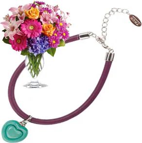 Bracciale Thun Teen Cuore + Fiori (Composizione Classica)