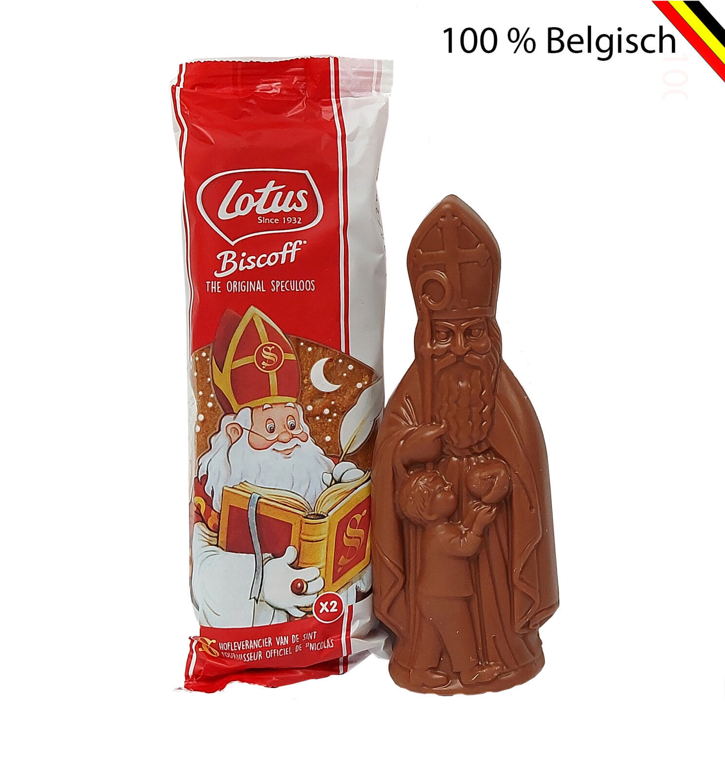 Cioccolato belga Callebaut Sint e Lotus speculoos