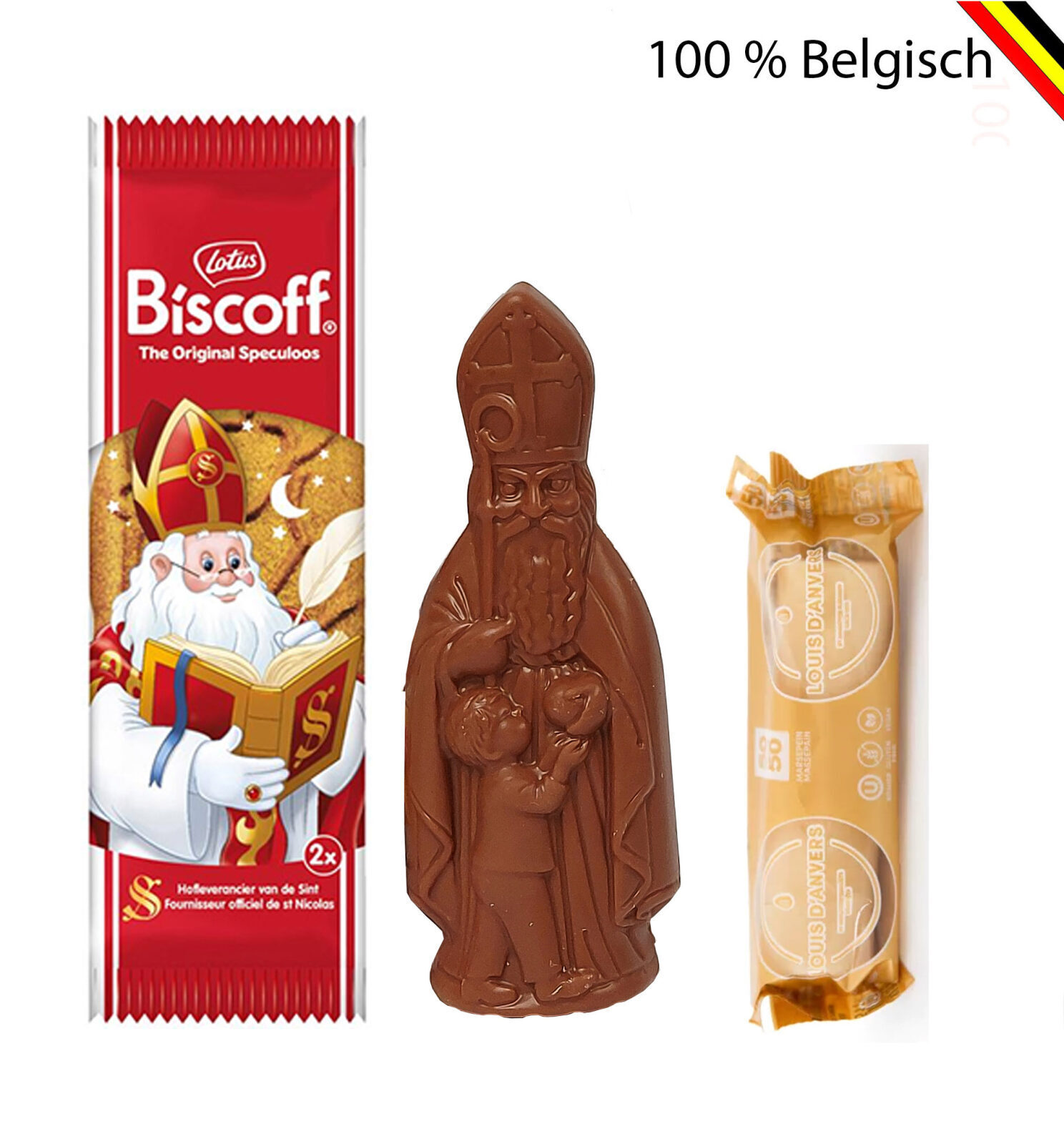 2 confezioni di San Nicola con marzapane e Biscoff