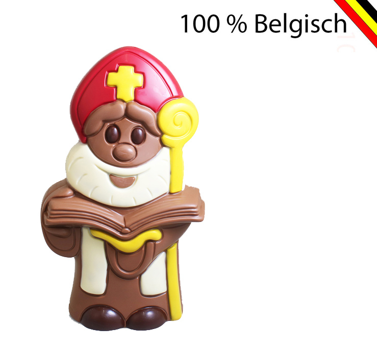 Regalo di San Nicola - Callebaut gigante decorato di Sinterklaas, 35 cm (cioccolato al latte - ± 950 g)