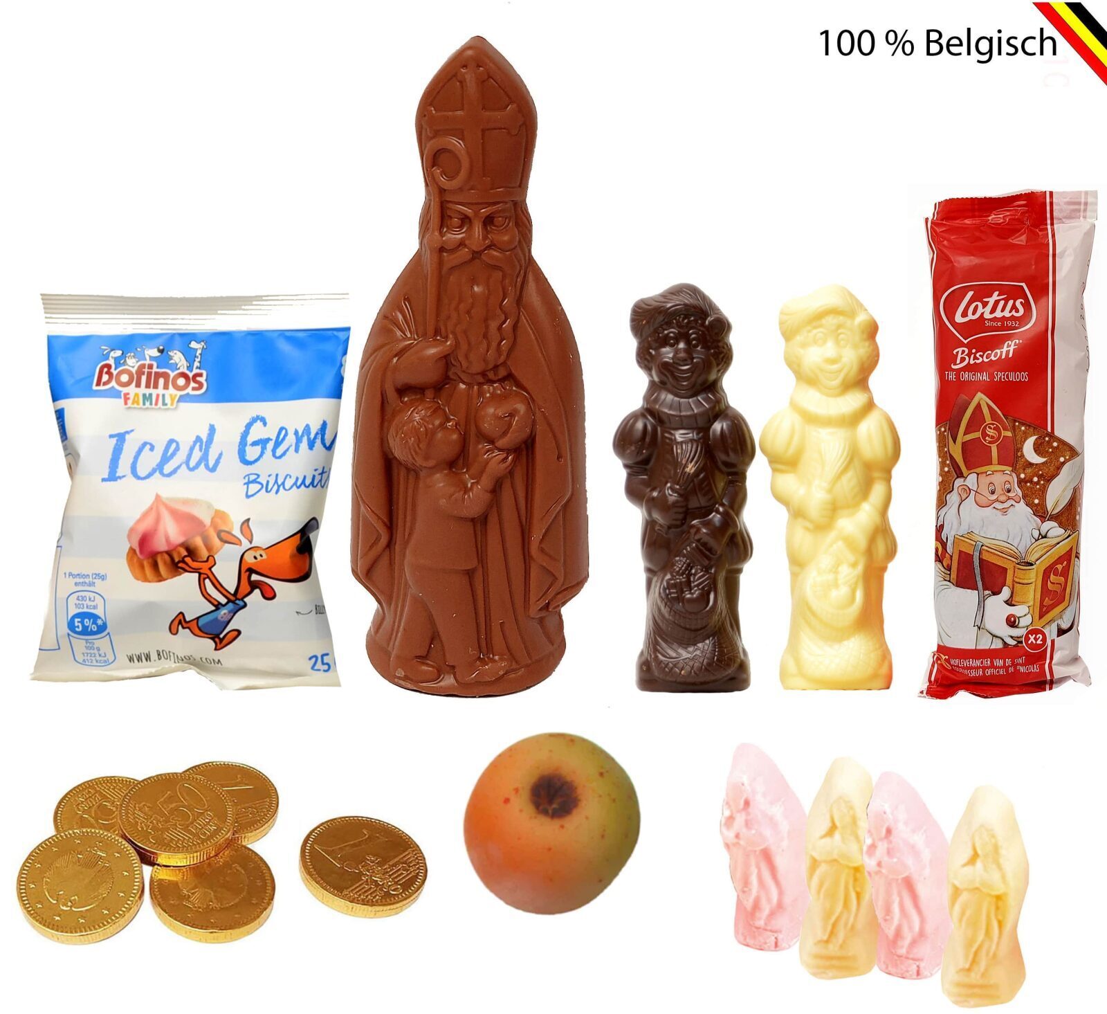 Delizioso pacchetto gigante Sinterklaas con marzapane